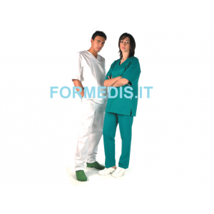 CASACCA COTONE COLLO A V